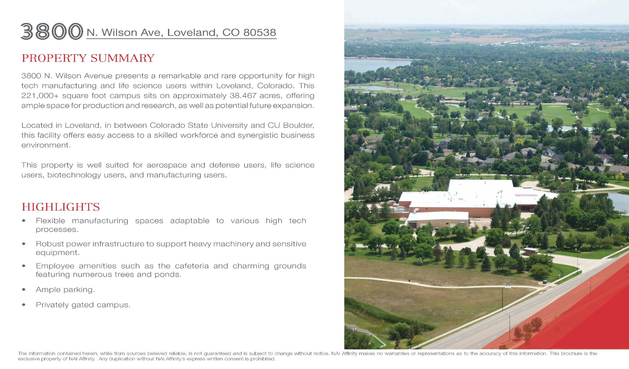 Campus aerial overview